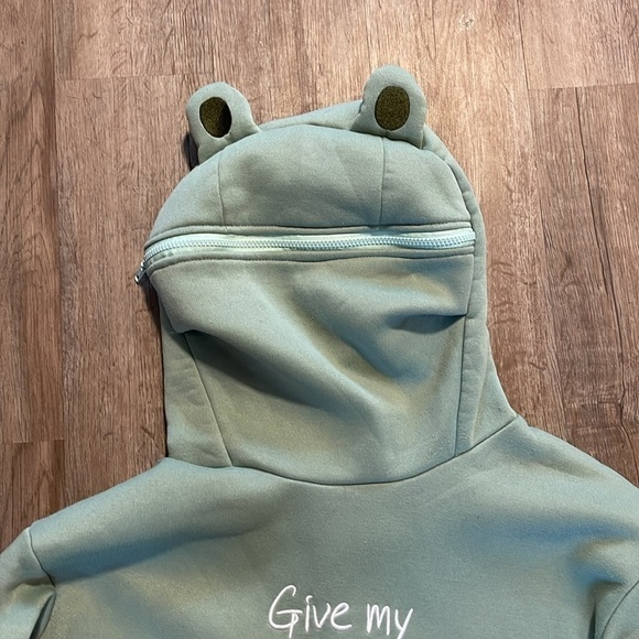 GREEN FROG SWEATSHIRT (S) - Picture 4 of 10